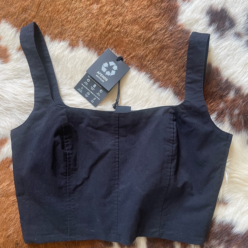 Afends Black Women's Bodice Tank Top